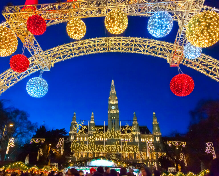 Mercadillo de Navidad en Viena, Austria