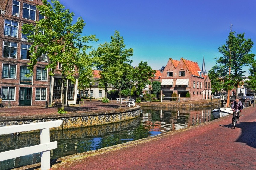 Excursión de Alkmaar en bicicleta sobre los polderes
