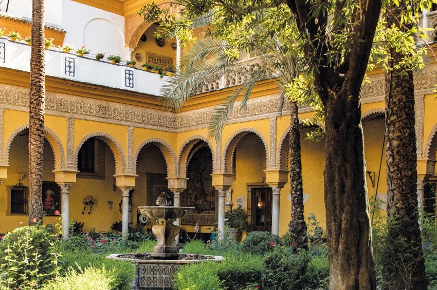 Palacio De Las Duenas In Sevilla