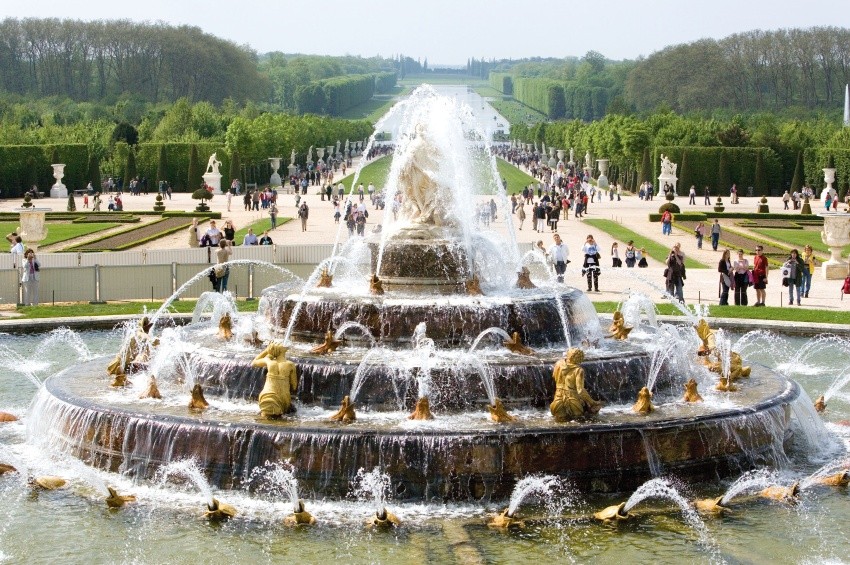 Parque Del Palacio De Versalles En Bicicleta