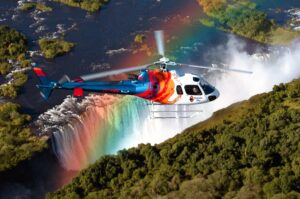 Vuelo en helicóptero en las Cataratas Victoria (excursión opcional)