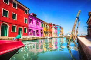 Excursión en las islas de la laguna : Murano y Burano