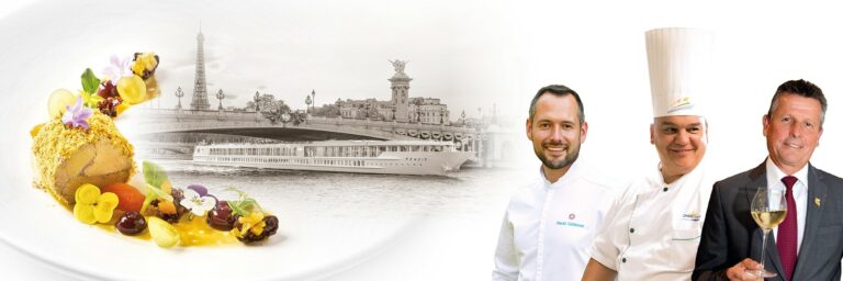 GAP_PP – GASTRONOMÍA POR EL SENA, DE LOS JARDINES DE CLAUDE MONET AL PALACIO REAL. Con la presencia excepcional de David Gallienne (1), Serge Dubs (1) y Distillerie Massenez (1)