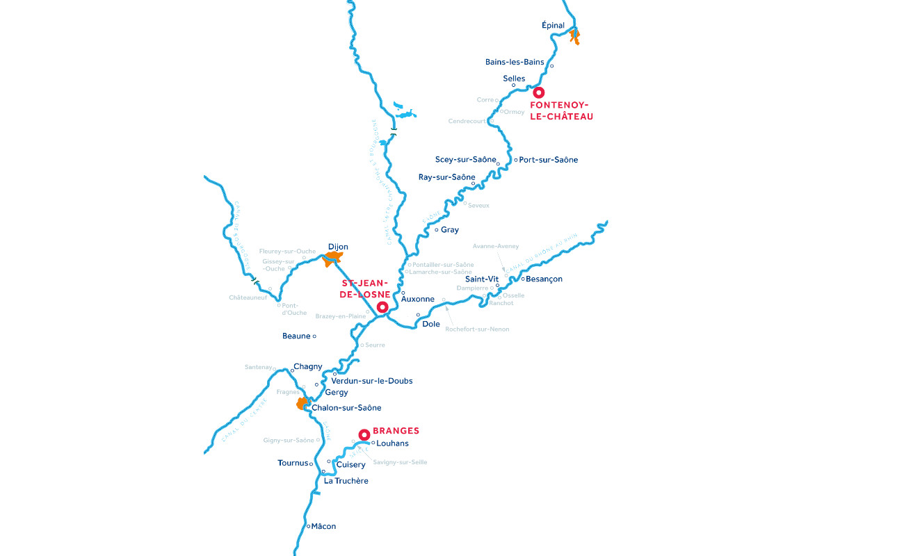 Mapa Franco Condado Mapa de Alquiler Franche Comte