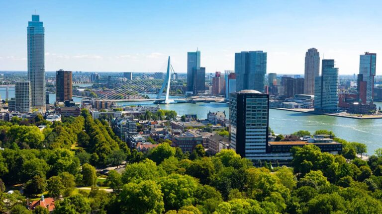 Rotterdam, vista aerea