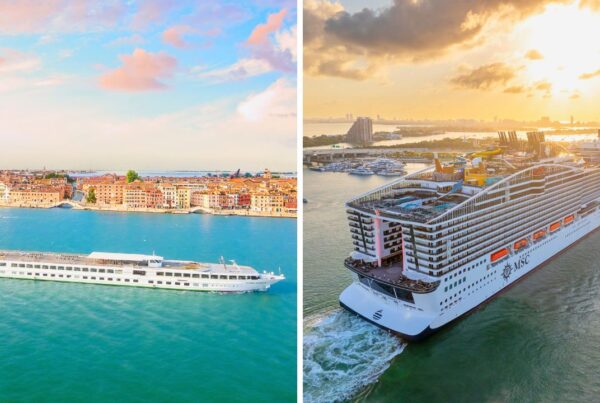 Cruceros fluviales vs Cruceros maritimos