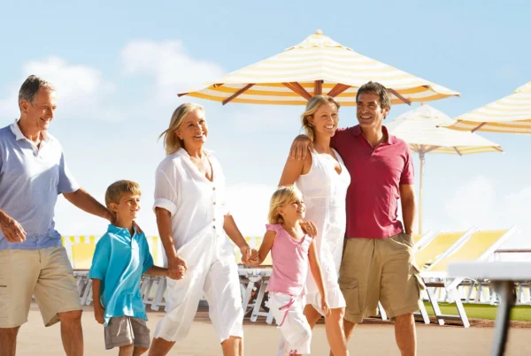 cruceros familiares A rosa