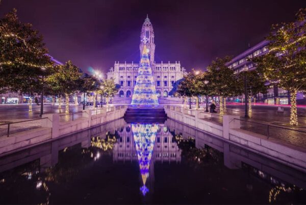 Navidad en Oporto, portugal