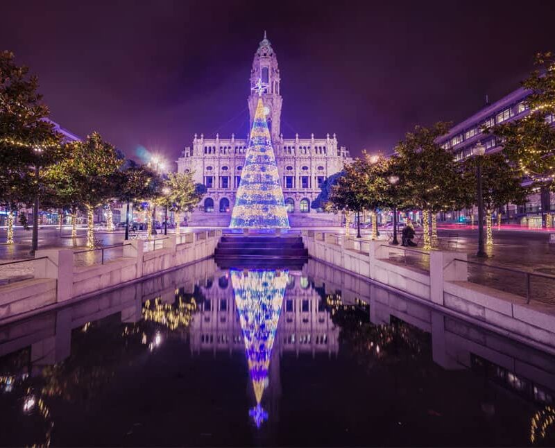 Navidad en Oporto, portugal
